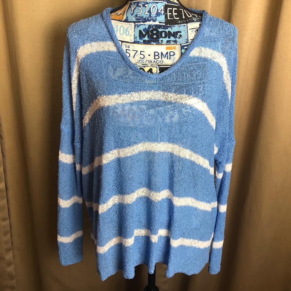 River One Size Knit Striped Sweater